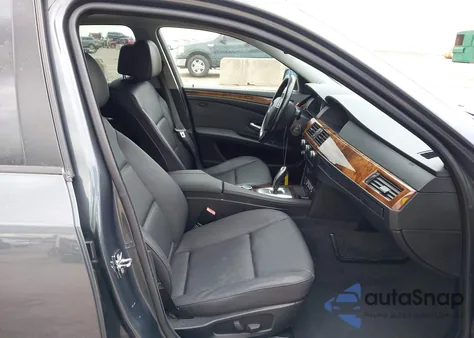 2008 BMW 528I из США, поврежденный, VIN WBANU53568C113554